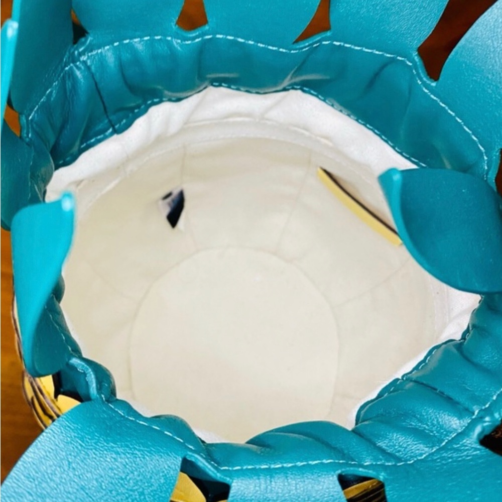 Kate Spade Colada Pinapple Crossbody Bucket Bag - Picture 6 of 9
